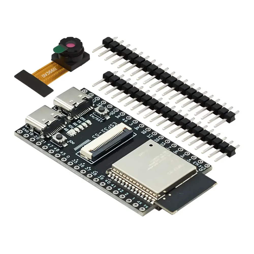 ESP32-S3 N16R8 Kameralı Qoşa Type-C WiFi Bluetooth Kontroller Kartı