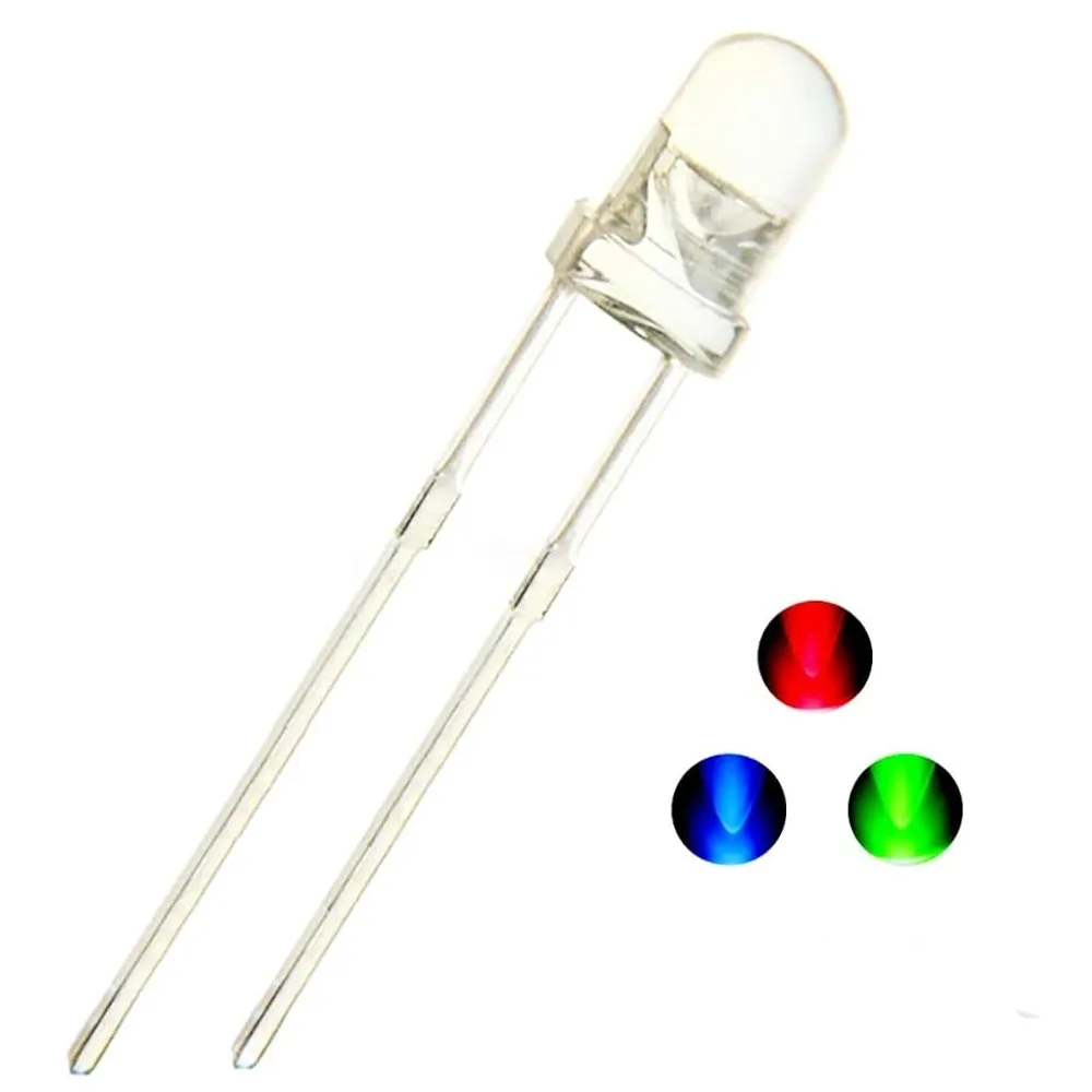 Sayrışan RGB LED (5mm)
